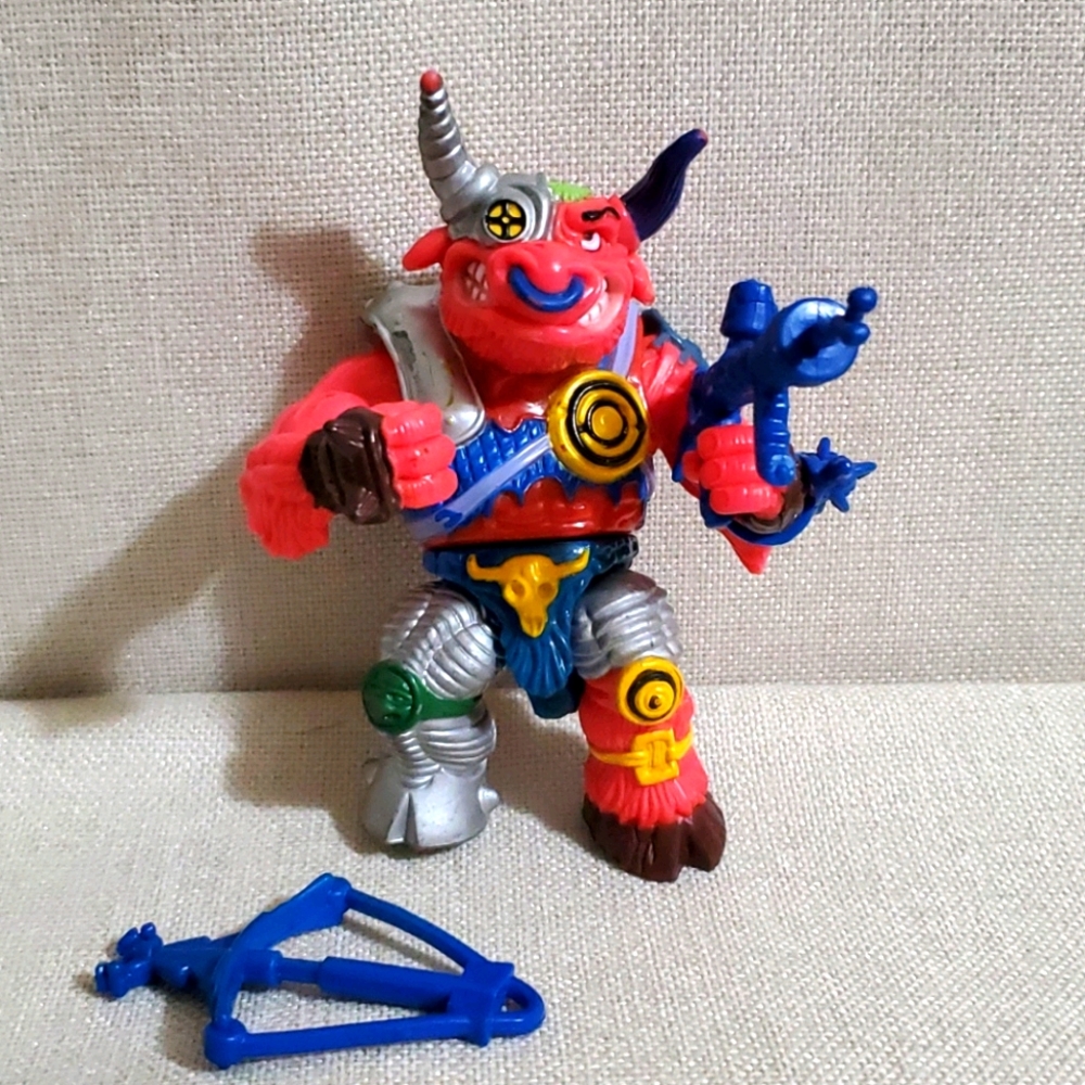 ⭐️VINTAGE⭐️TMNT 1991 Groundchuck with Guns - Picture 1 of 13